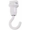 TOSO White Stainless Steel and Brass Picture Rail Hook PT30AH