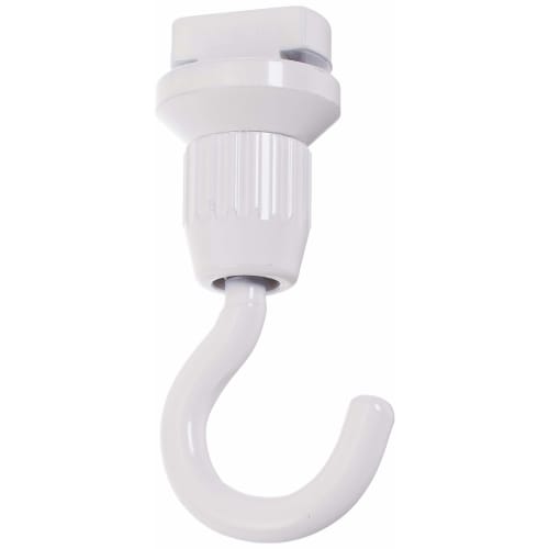TOSO White Stainless Steel and Brass Picture Rail Hook PT30AH