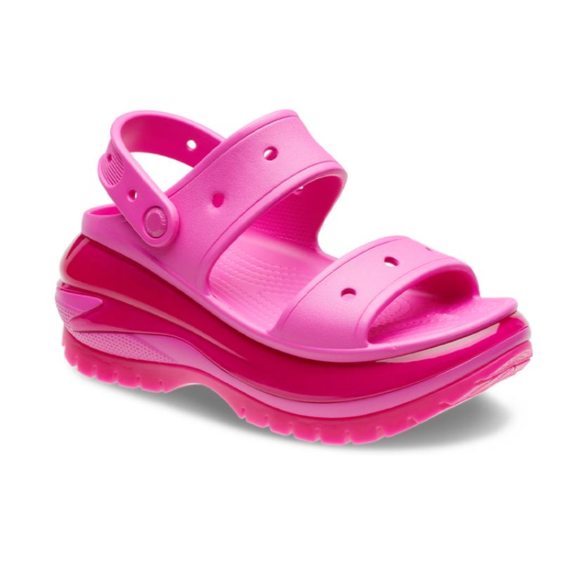 Crocs EVA Classic Halo Platform Sneaker Sandals Women's Berry