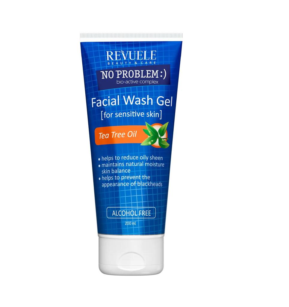 Mycí gel pro citlivou pokožku Tea tree oil No Problem Revuele 200 ml