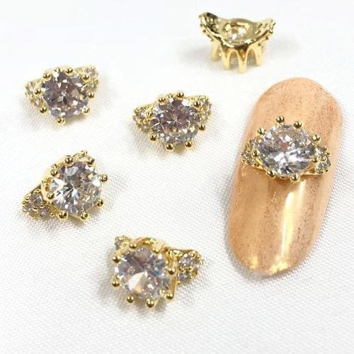 

P8 Nail Parts Ring Curve Deco Stone (S8499945)
