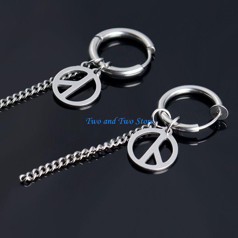 HX6F 10Pcs/set Dangle Earring Clips Non-Pierced Earring Converter Components Findings