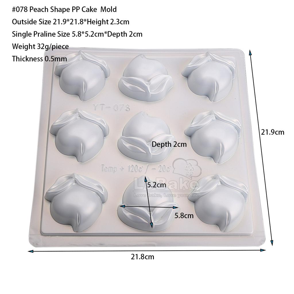 5pcs/Lot Various Chinese Festivals Theme PP Plastic Pudding Molds God of Longevity Ancient Gold Pig Fu Word Lotus Cake Maker DIY