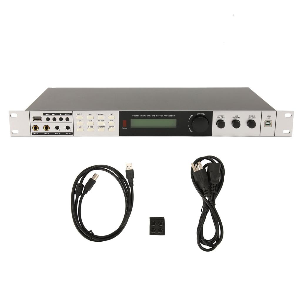 Bluetooth5.1 Microphone Mixer Digital Sound Mixer Receiver for Club Bar Karaoke Professional Use