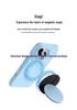 Premium Folding MagSafe Stand with Silicone Wave Pattern