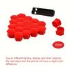 20Pcs 17mm Silicone Wheel Hub Screw Covers, Universal Anti-Rust Car Tire Nut Protection Caps