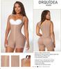 European & American Plus Size Open-Crotch Body Shaper: Hip Lifting, Tummy Control Bodysuit with Row Buckle.