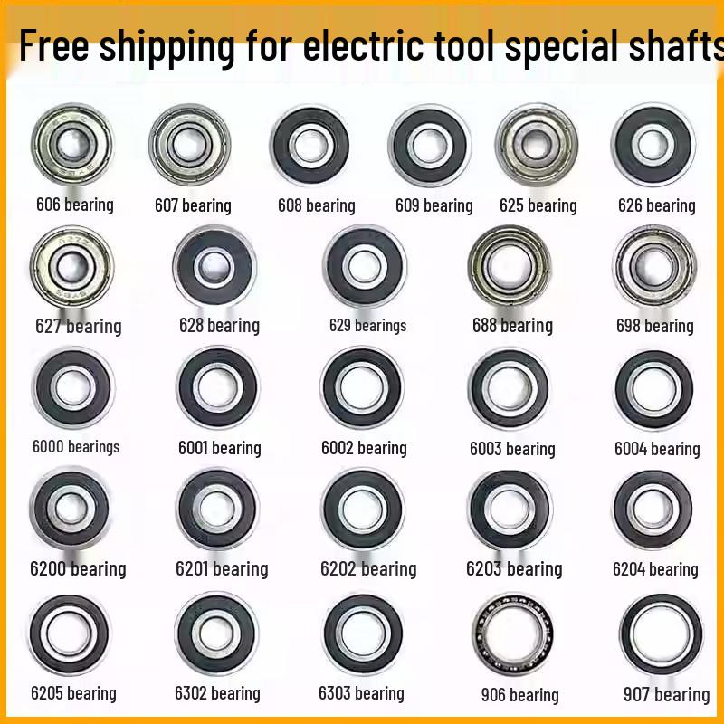 Electric Tool Bearings: Stator, Rotor, 606/608 for Angle Grinder, Hand Drill, Hammer Drill, Pickaxe