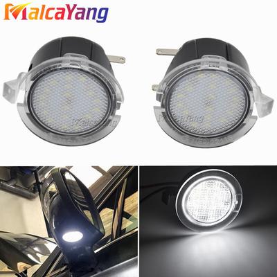 New 2Pcs LED Under Side Mirror Puddle Light for Ford Edge Fusion Flex Explorer Mondeo Taurus F-150 Expedition