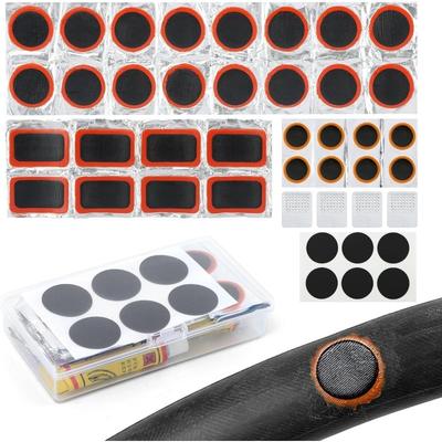 37pcs Bike Tire Repair Kit,Bycicle Inner Tube Puncture Patch Kits Patches Tool for Mountain Bike with Storagecase Tire Patch Kit