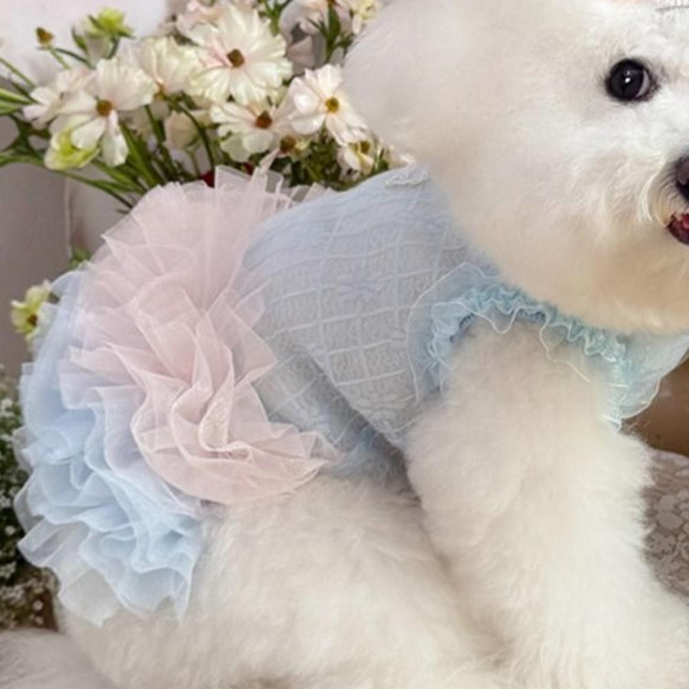 Cute Pet Mesh Dress Comfortable Pet Clothes Pet Costumes Dog Princess Skirt Pet Supplies