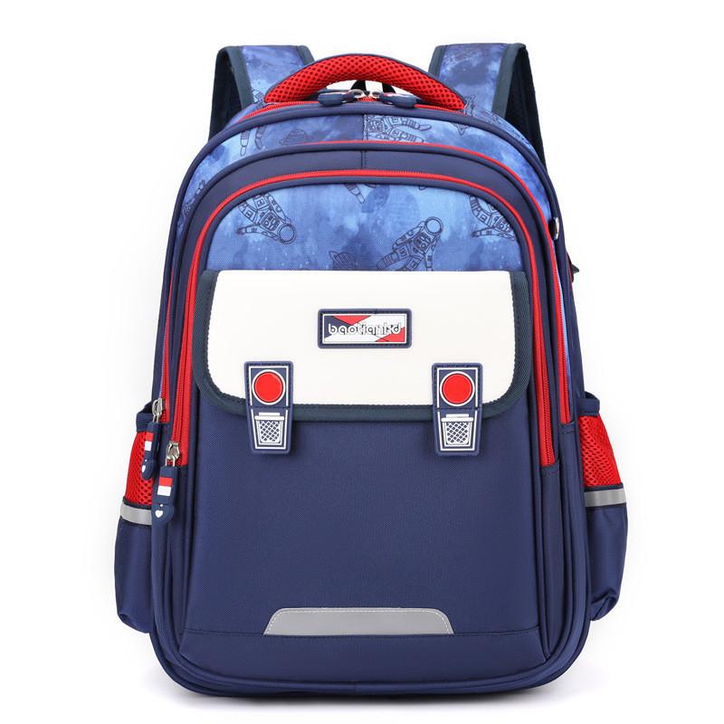Spacious Cute Oxford Cloth Backpack For Kids Boys Girls 1-5 Grade School Bag