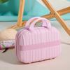 Sac Boîte Cosmétique Portable Grande Capacité Imperméable 14 Pouces Sac de Rangement Cosmétique Anti-Humidité Trousse de Toilette Valise pour la Maison le Voyage