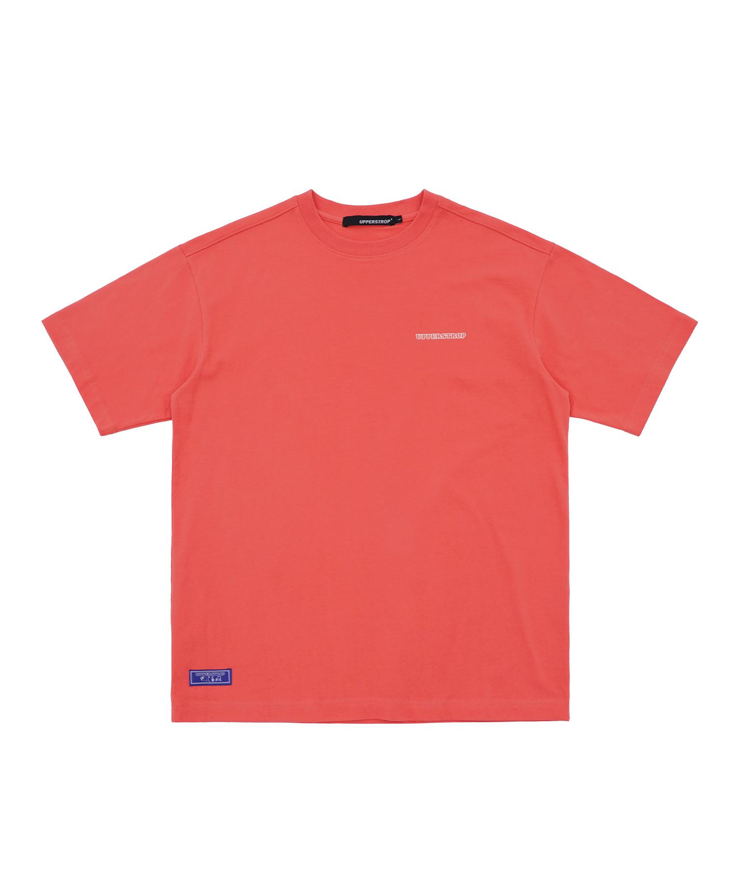 Upper Strop Golf [Up3053] Upper Strop Golf Comma Big Logo Short Sleeve T-Shirt Orange L