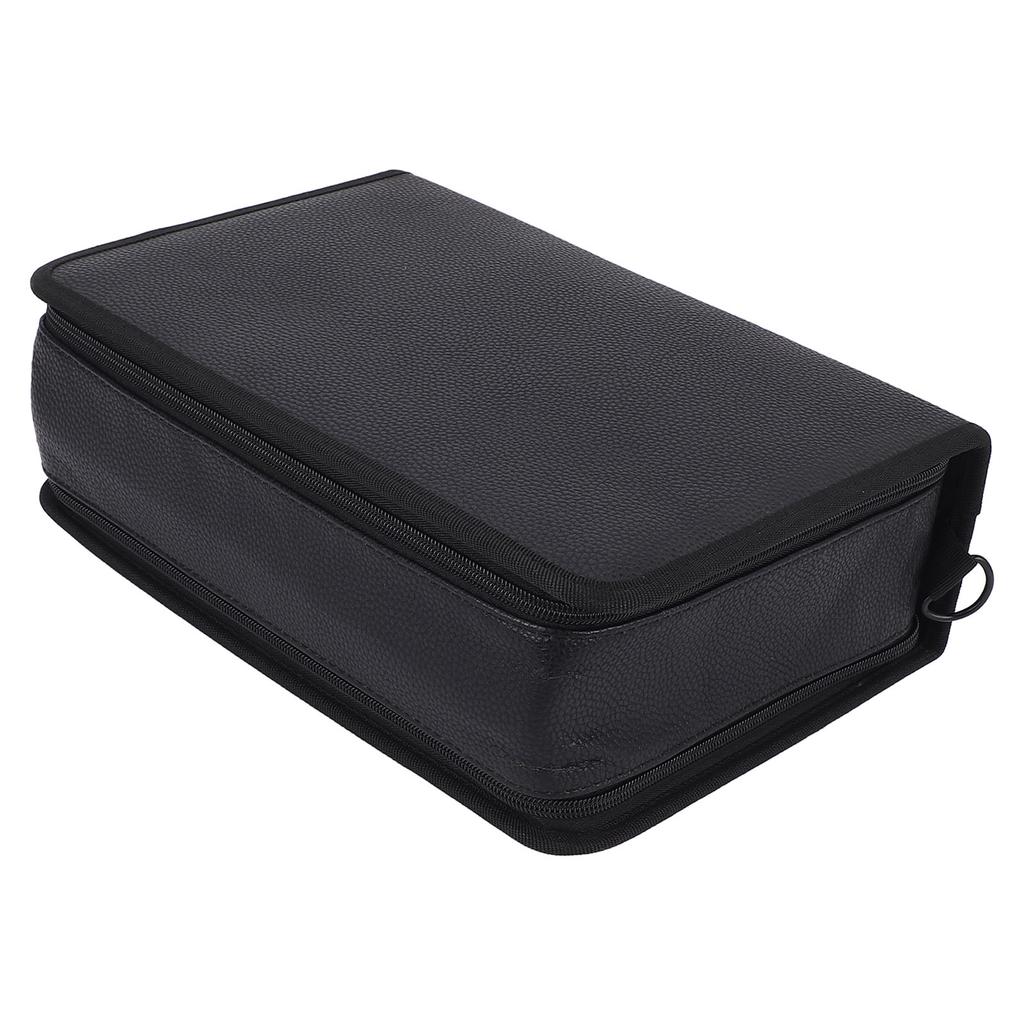 Marker Organizer Case 80 Slots Large Capacity Storage Bag Canvas Zippered Pouch with Carrying