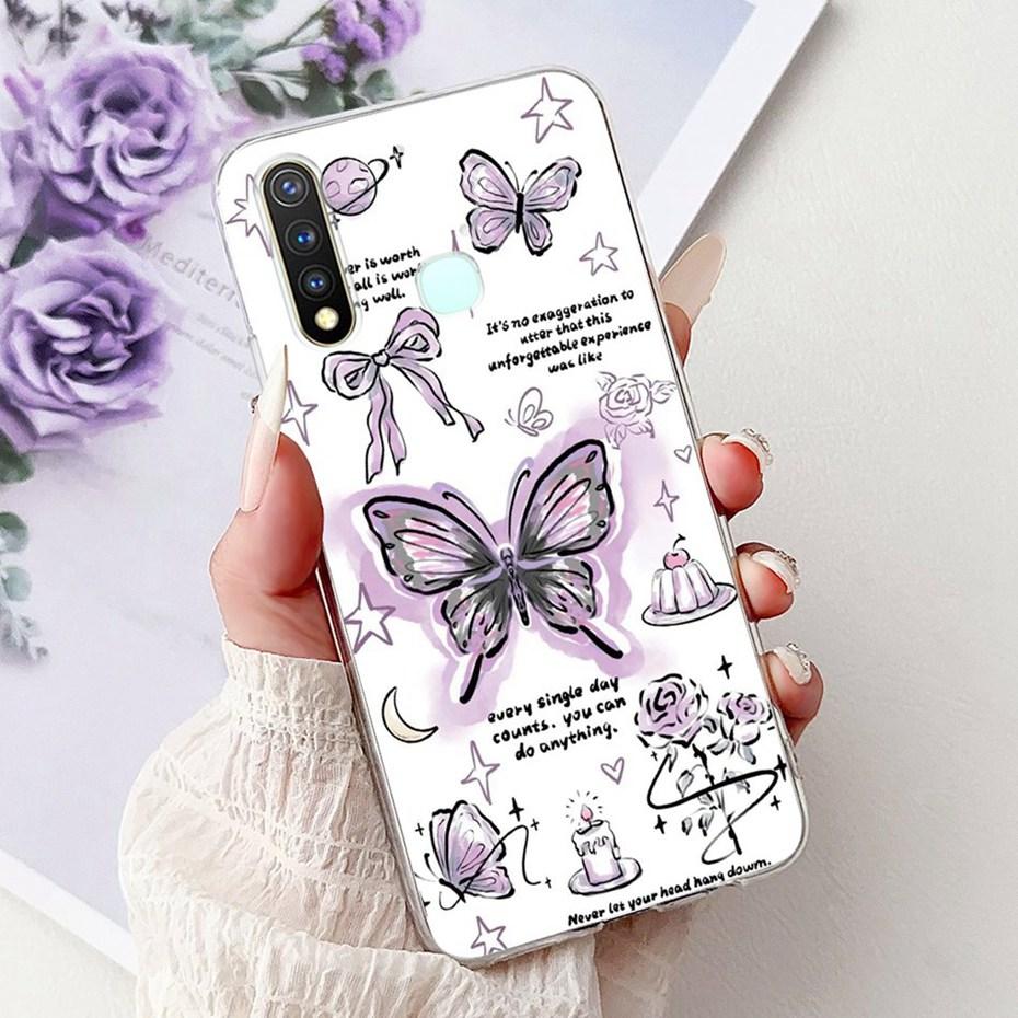 New Design Phone Case For Vivo 1915 Y19 Y5s Clear TPU Slim Back Cover For Vivo Y19 Y5s 1915 Soft Silicone Cases
