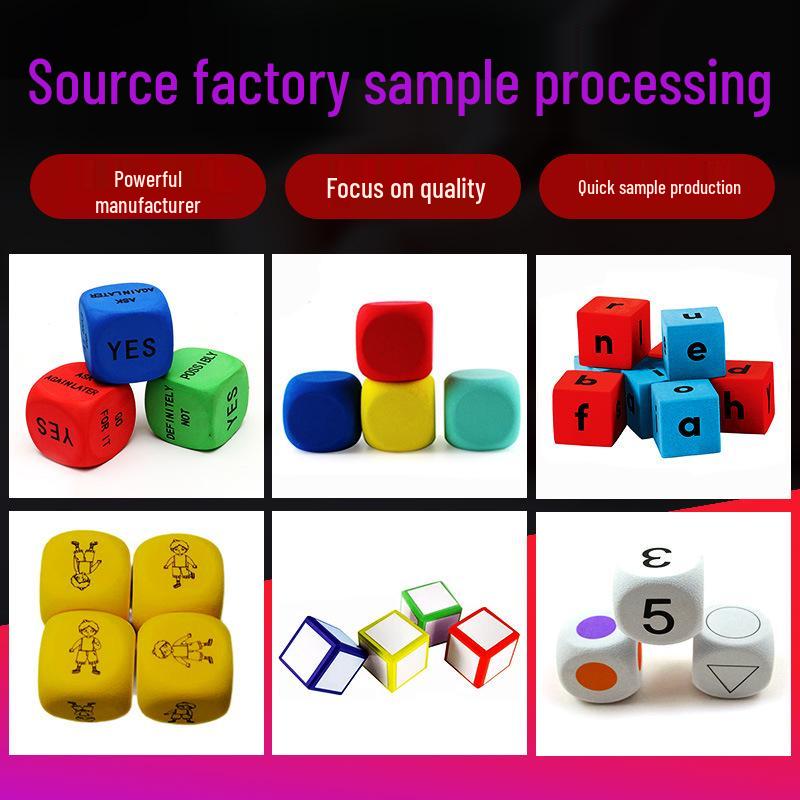 Zmazywalne Kostki Kreatywne EVA z Dużymi Zaokrąglonymi Rogami