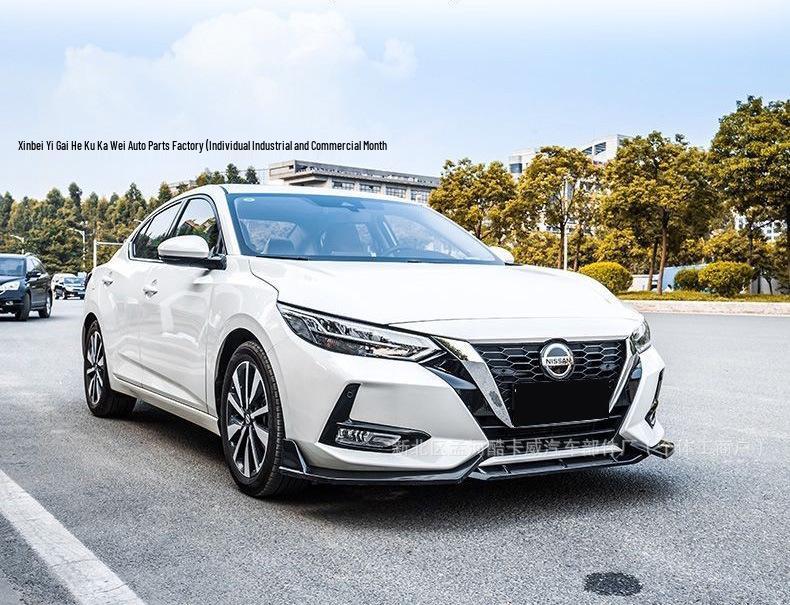 14th Gen Sylphy Front Splitter Lip: Aerodynamic & Anti-Collision Decoration (2020-2023)