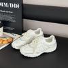 2025 Herfst Dexun Schoenen Dames Maanvormige Zool Mode Veelzijdig Veters Parel Casual Ademend Dexun Schoenen Dames Forrest Gump Schoenen