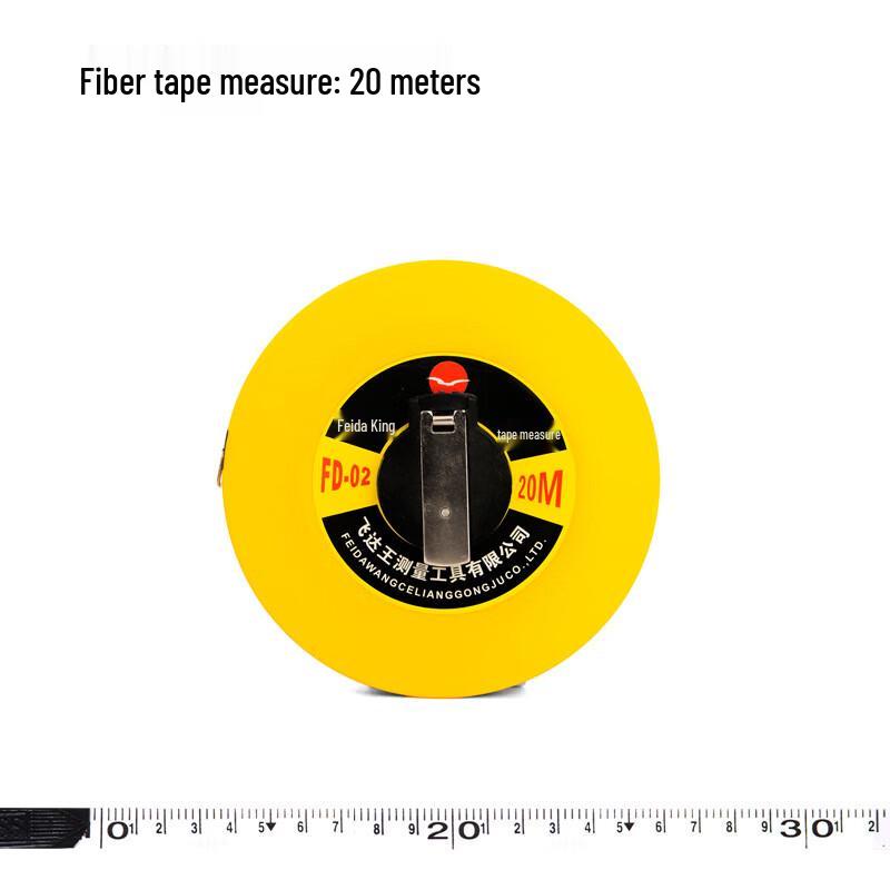 JINGONG 10M Durable Fiber Measuring Tape