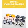 Women's sunglasses, men's and women's fashion frameless sunglasses