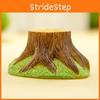 Cartoon Tree Stump Green Grassland Mini Model Decoration For Micro Scenery Props