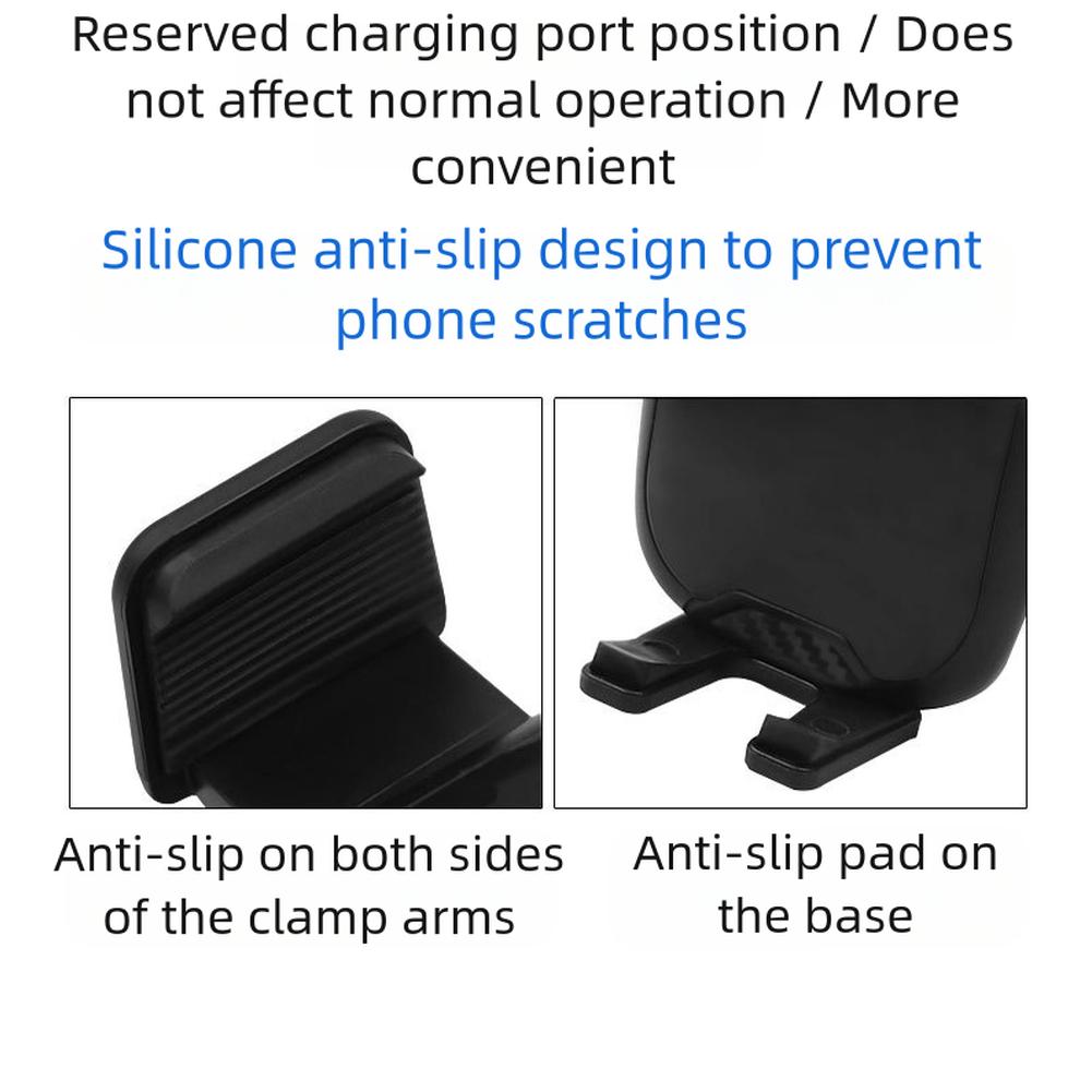 Adjustable Car Air Vent Phone Mount Holder for Phones For 47 to 72 Inches with One Handed Operation and 360 Degree Viewing Angle