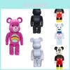 Bearbrick 400% Figura de Ação Colecionável Pvc Daredevils Mickey Bear Bloco de Construção Brinquedo da Moda