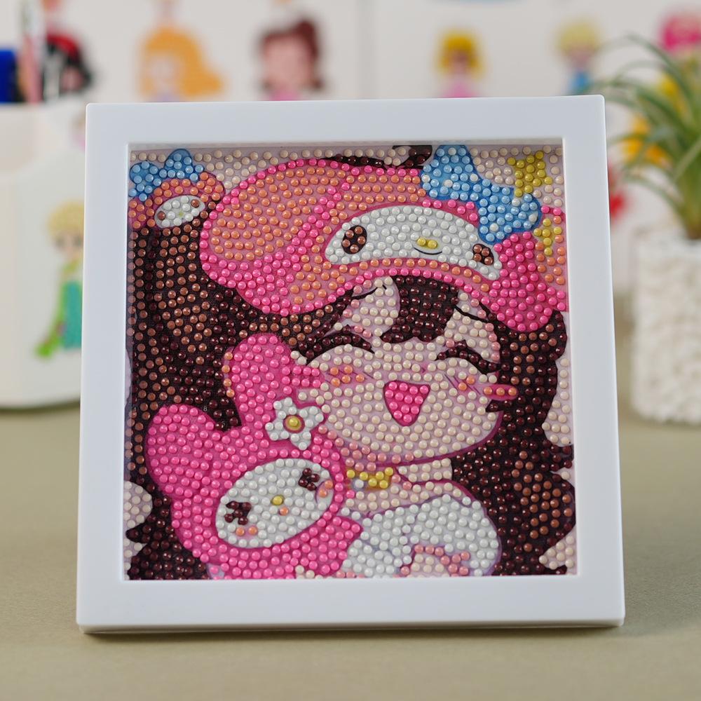 Children'S Diamond Painting Handmade Diy Masonry Painting Cartoon Diamond Sticker Bedroom Living Room Decorative Painting Photo Frame