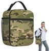 Waldtöne Camo - MultiCam Camouflage Isolierte Lunchtasche für Damen Kinder Tragbare Lebensmittelboxen Thermische Lunchbox Tragetasche