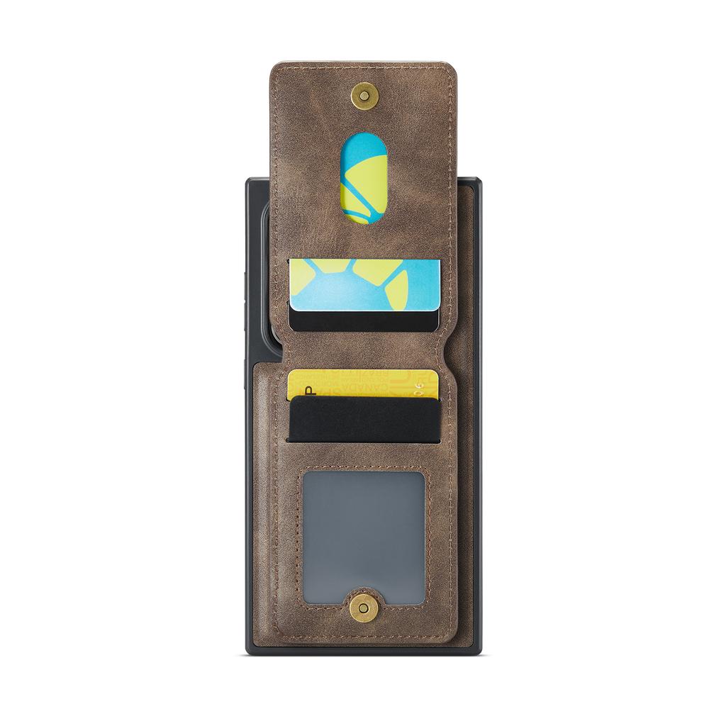 MAGKING K1 Series For Samsung Galaxy S26 Ultra Magnetic Case PC + TPU + PU Phone Cover with Card Holder