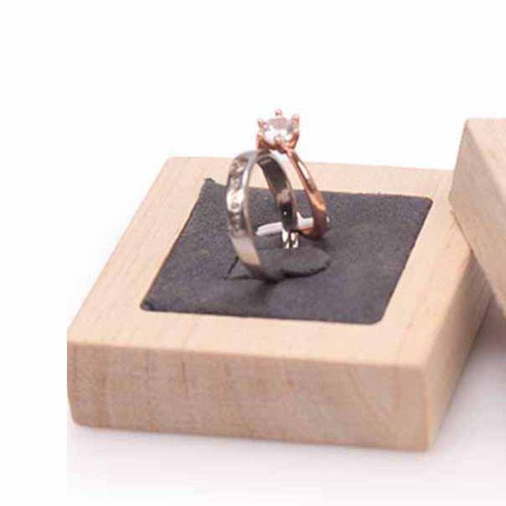 Jewelry Display Wooden Jewelry Show Props Ring Display Rack Wedding Ring Box  Travel