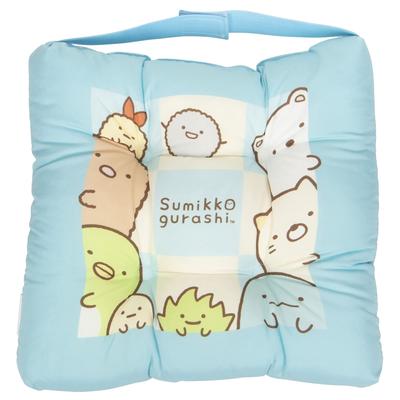 MORIPiLO Morishita Sumikko Gurashi Zabuton Polštář na židli 30x30cm Děti Školka Školka Dívčí Postavička Zboží Modrá 4620354