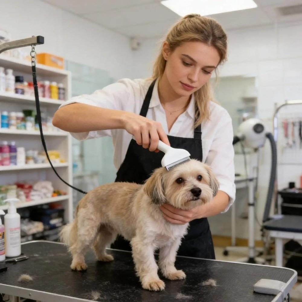 Fine Tooth Cat Hair Removal Comb No Hurt Pet Hair Clipper  Pet Massage Cleaning