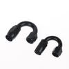 Car Oil Cooler Adapter 180 Degree - AN4 AN6 AN8 AN10 Swivel Hose End Fitting, Universal Aluminum Fuel Oil Line Connector