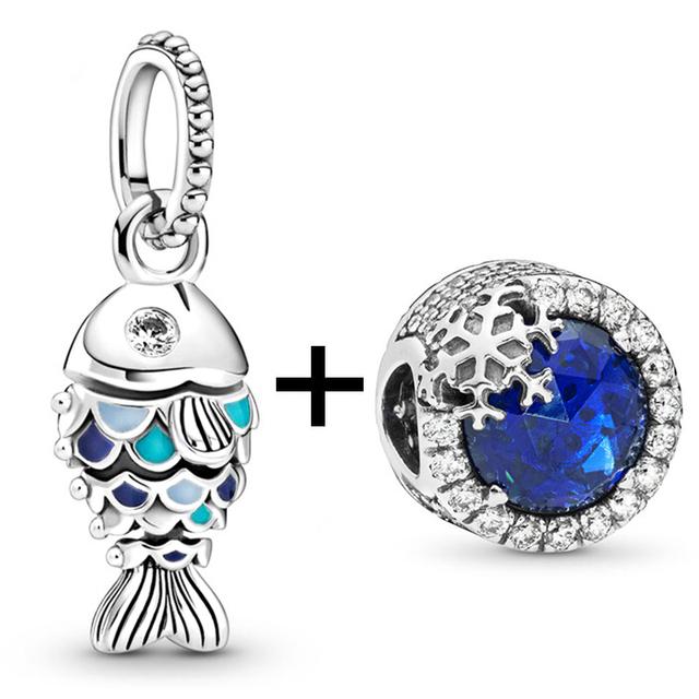 2 teile/los Schildkröte Octopus Vogel Charme Perlen Anhänger Passt Original Diy Armbänder Halsketten Für Frauen Männer Schmuck Geschenk Sonderangebot