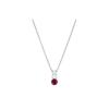 Eternal Love Three Crystal Necklace Women Necklace Red 5447060