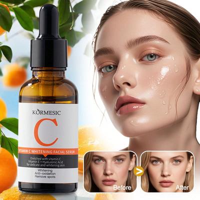 Vitamin C Facial Essence Moisturizing Hydrating Brightening Skin Fade Dark Spots Reduce Dullness Facial Care
