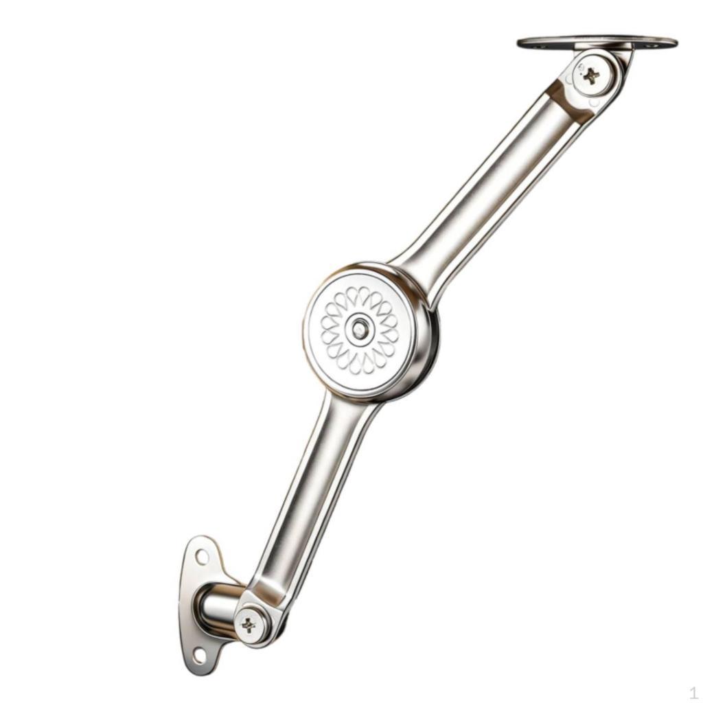 2 Pieces Mechanical Lift Support Rod with Mounting Plates Adjustable Cabinet Door