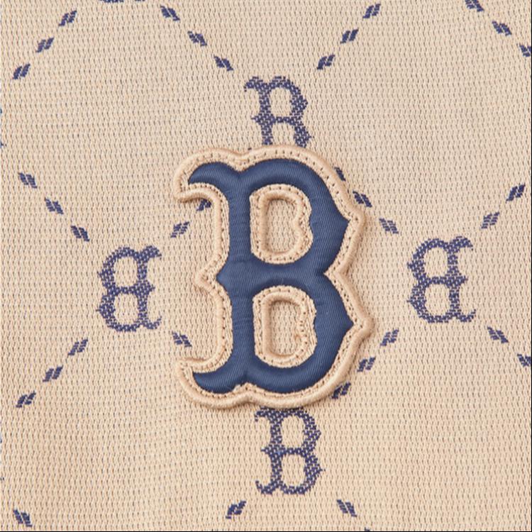 MLB Boston Red Sox Monogram Series Casual Comfortable Hoodie Jacket Unisex jackets Light-Beige 3AWJM0544-43BGL