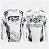 Motor Lange Mouw Jersey Heren Wit 3D Sublimatie Motocross Shirt Sneldrogend Offroad Motorfiets Rally Rijden Top