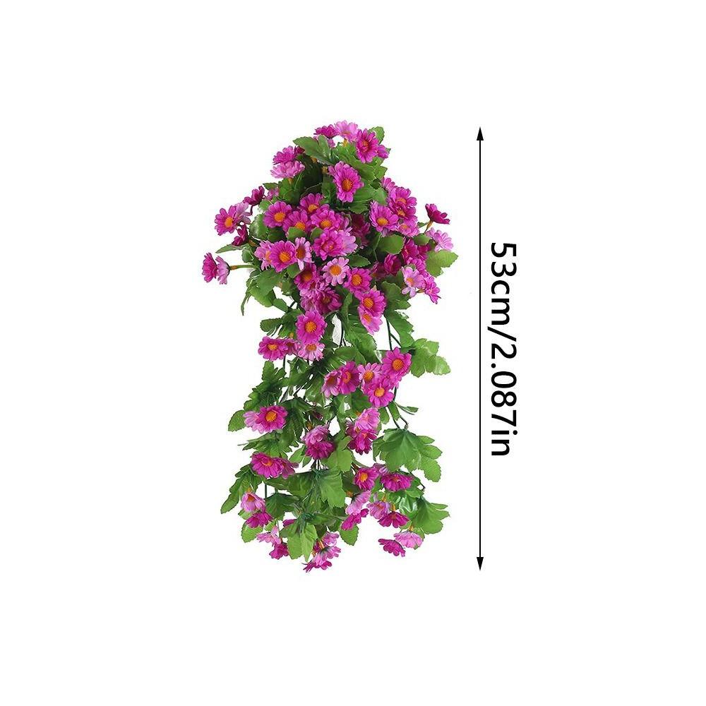100cm Artificial Plant Creeper Wall Mounted Artificial Ivy Green Hanging Vine DIY Wreath Cover Pipeline Home Garden Decoration