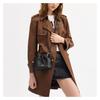Coach Faye 17 detalles acolchados bolso de hombro de piel de oveja pequeño para mujer negro