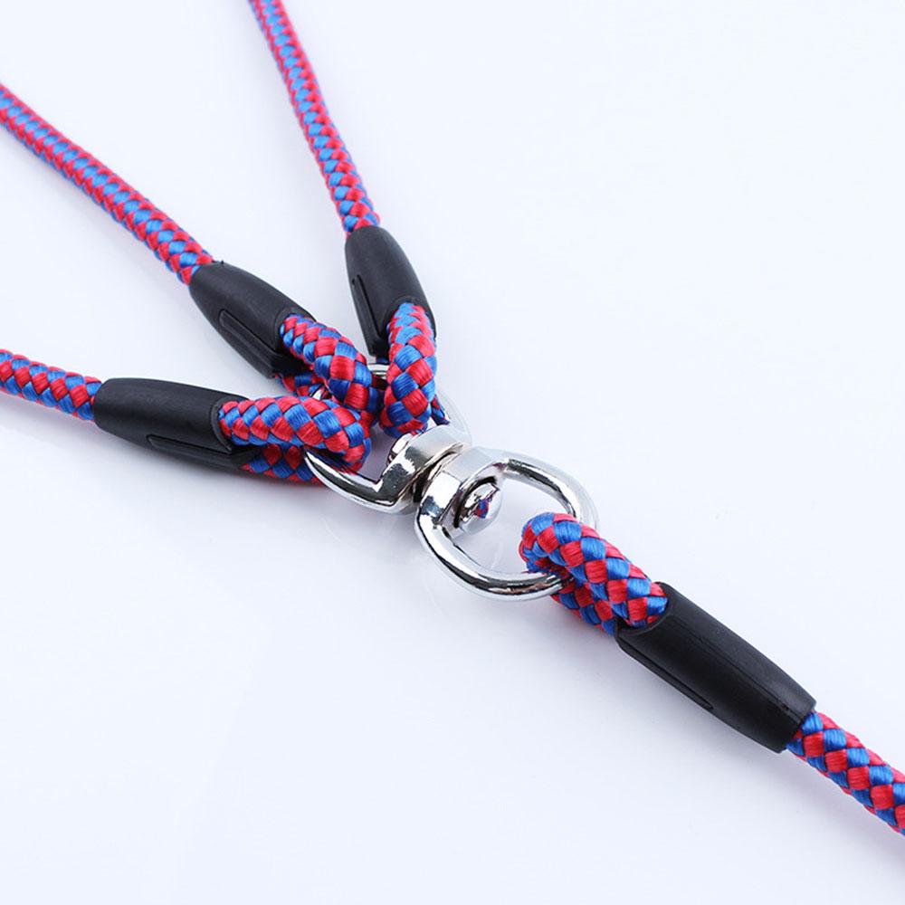 3 Way Dog Coupler Leash No Tangle Splitter Triple Dog Leash for Walking Running Three Small Dogs Cats Puppy 3 in 1 Traction Rope