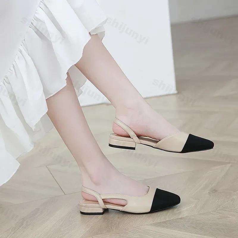 Fashion Women Sandals Shoes Dress New  2024 High Heels Shoes Slides Fashion Pumps Marie Jane Casual Designer Party Ladies Zapatos