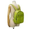 Used Jet Set Medium Pocket Daypack (11974) 35T4STTB2L 7927 Calfskin Unused Logo Lime Women's from Japan AUTHENTIC