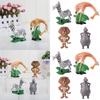 Decorate With Madagascar Movie Action Figures Character-like Dolls For Ornament Safe Pvc Material