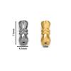5Pcs/Lot 4.5x11mm Necklace Buckle Spiral Twist Lock Ring Connectors Clasps End Cap for DIY Jewelry Making Accessories