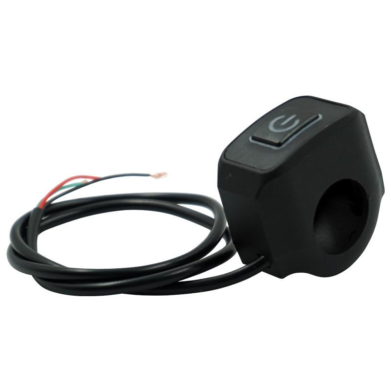 12V Button Connector Switch Universal Motorcycle Handlebar Switch Button For Electric Star Pressure Waterproof Control Switch