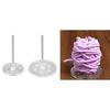 Rotating Thread Spool Holder Clear ABS Yarn Dispenser Rotating Yarn Holder Knitting Yarn Spool Holder for Weaving